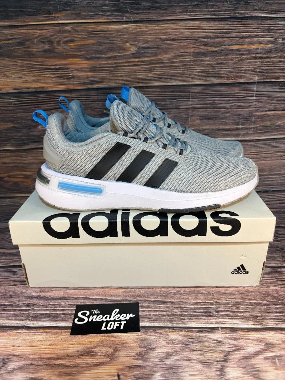 NEW Adidas Racer TR23 Men's Grey Athletic Running Shoes Size 12.5